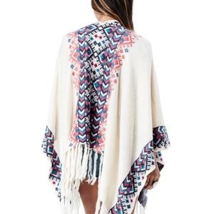 New love stitch poncho, no stains, never worn